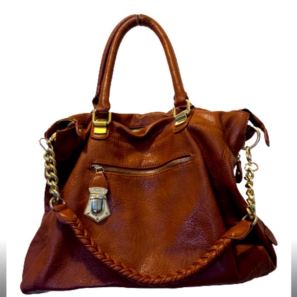 Steve Madden Cognac purse - Picture 1 of 8